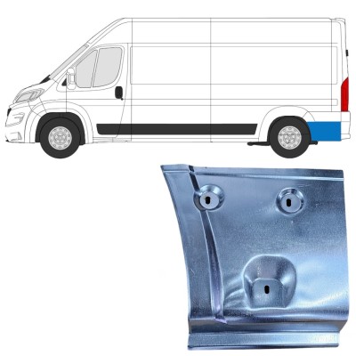 Rear wing repair panel for Opel Movano 2021-2026 / Left 16501