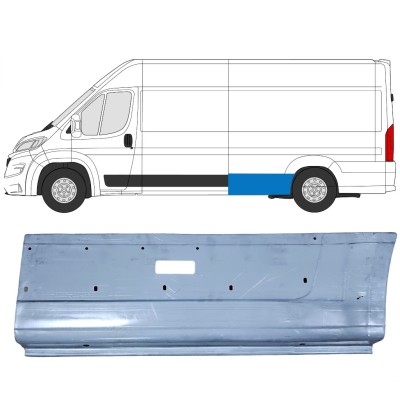 Rear wing repair panel for Opel Movano 2021-2026 / Left 16496