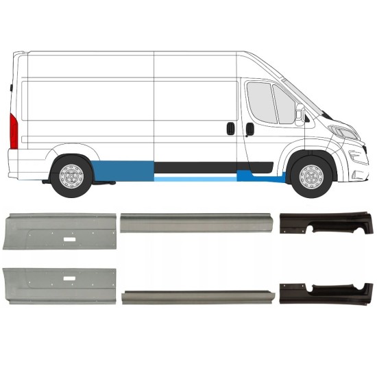 Repair panel set for Opel Movano 2021-2026 / Left+Right 16469