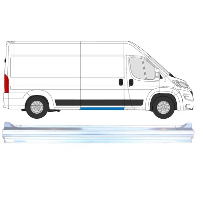 Sliding door sill repair panel for Opel Movano 2021-2026 / Right 16458