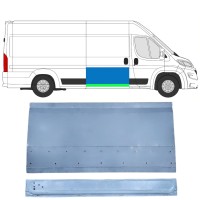 Outer lower sliding door repair panel for Opel Movano 2021-2026 / Right 16402