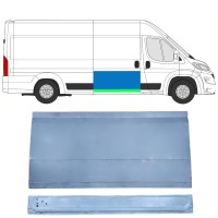 Outer lower sliding door repair panel for Opel Movano 2021-2026 / Right 16403