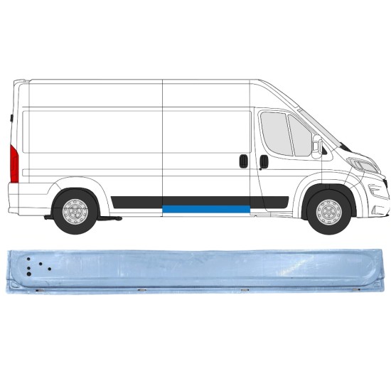 Inner sliding door repair panel