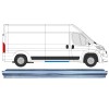 Sliding door sill repair panel