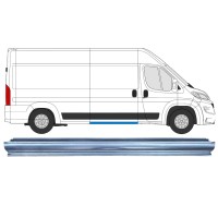 Sliding door sill repair panel for Opel Movano 2021-2026 / Left = Right (symmetrical) 16462