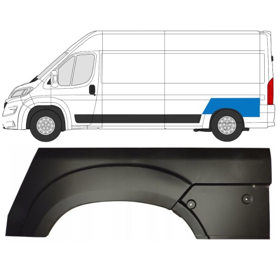 Rear wing repair panel for Opel Movano 2021-2026 / Left 16442