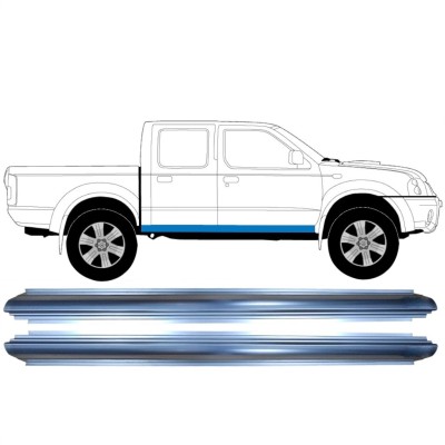 Sill repair panel for Nissan Navara D22 1998-2005 / Left+Right / Set 16287