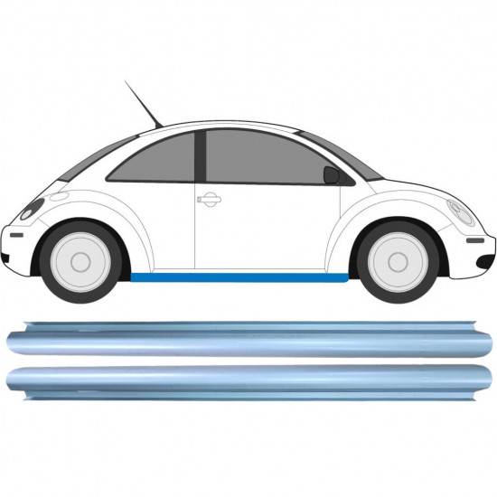 Sill repair panel for Volkswagen New Beetle 1998-2005 / Left+Right / Set 9181