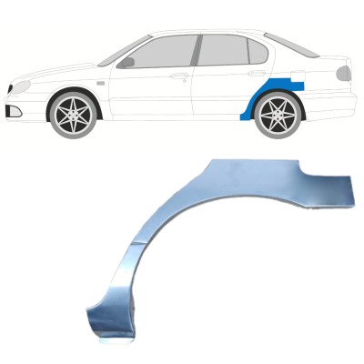 Rear wing repair panel for Nissan Primera P11 1996-2001 / Left 6843