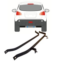 Fuel tank straps for Nissan Qashqai 2007-2013 16014