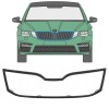 Radiator grille frame