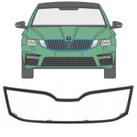 Radiator grille frame for Skoda Octavia III 2017-2020 16207