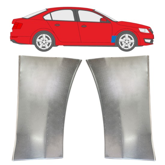 Front wing repair panel for Skoda Octavia III 2013-2020 / Left+Right / Set 16101