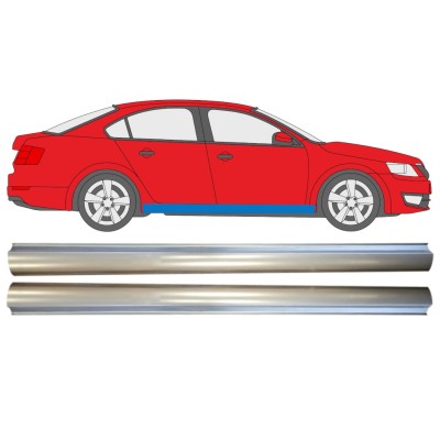 Lower sill repair panel for Skoda Octavia III 2013-2020 / Left+Right / Set 14827
