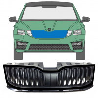 Black grille for Skoda Octavia III 2017-2020 7549