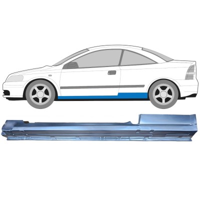 Full sill repair panel for Opel Astra G 1998-2009 / Left / COUPE 15963