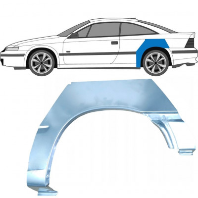 Rear wing repair panel for Opel Calibra 1990-1997 / Left 6356