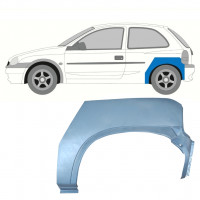 Rear wing repair panel for Opel Corsa B 1993-2001 / Left 7254