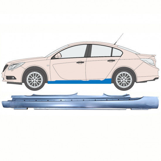 OPEL INSIGNIA 2008-2017 FULL SILL REPAIR PANEL / LEFT