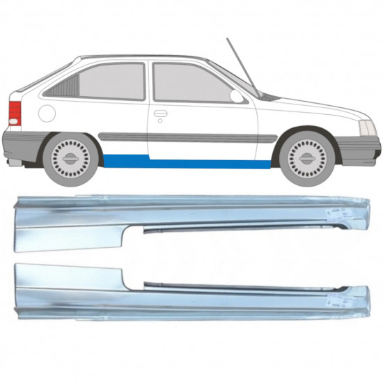 OPEL KADETT 1984-1993 3 DOOR SILL REPAIR PANEL / SET