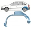 Rear wing repair panel