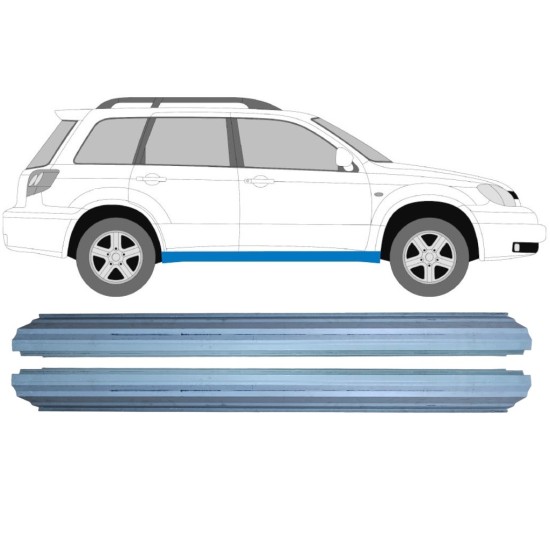 Sill repair panel for Mitsubishi Outlander 2003-2007 / Left+Right / Set 16144