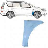 Front wing repair panel for Mitsubishi Outlander 2007-2012 / Right 10900