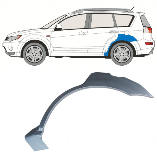 MITSUBISHI OUTLANDER 2007-2012 REAR WHEEL ARCH / LEFT