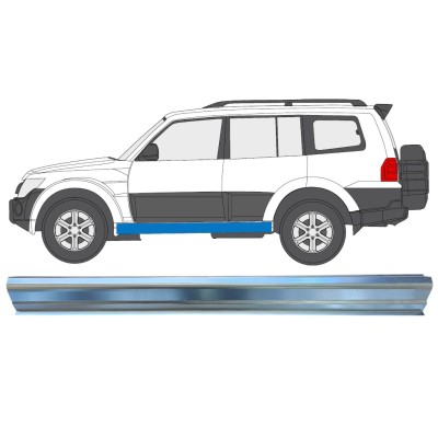 Sill repair panel for Mitsubishi Pajero 2006-2021 / Left 16350