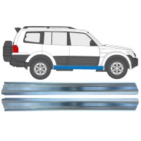 Sill repair panel for Mitsubishi Pajero 2006-2021 / Left+Right / Set 16351