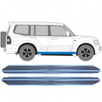 Sill repair panel for Mitsubishi Pajero 1999-2006 / Set 11362