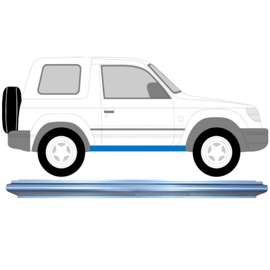 Sill repair panel for Mitsubishi Pajero 1991-2001 / Left = Right (symmetrical) 8396