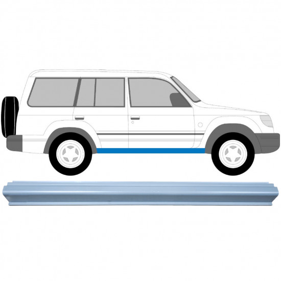 Sill repair panel for Mitsubishi Pajero 1991-2001 / Left = Right (symmetrical) 11930