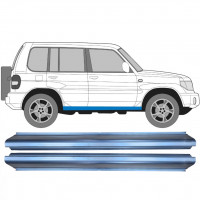 Sill repair panel for Mitsubishi Pajero Pinin 1998-2007 / Set 11363