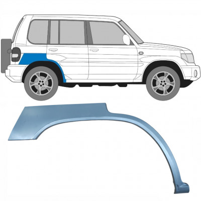 MITSUBISHI PAJERO PININ 1998-2007 REAR WHEEL ARCH / RIGHT