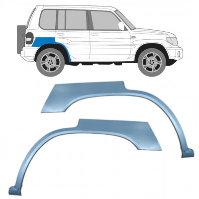 MITSUBISHI PAJERO PININ 1998-2007 REAR WHEEL ARCH / SET