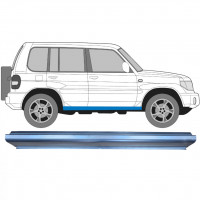 Sill repair panel for Mitsubishi Pajero Pinin 1998-2007 / Left = Right (symmetrical) 5125