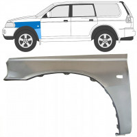 Front wing repair panel for Mitsubishi Pajero Sport 1996-2008 / Left / Set 8543