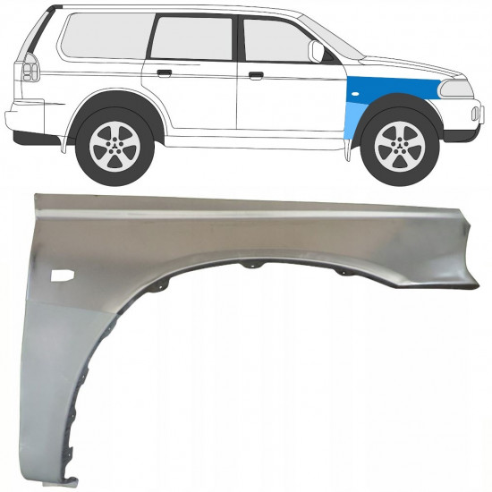 MITSUBISHI PAJERO SPORT 1996-2008 FRONT WING REPAIR PANEL / RIGHT