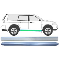 Inner and outer sill repair panel for Mitsubishi Pajero Sport 1996-2008 / Left = Right (symmetrical) / Set 14873