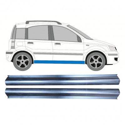 Sill repair panel for Fiat Panda 2003-2012 / Left = Right (symmetrical) / Set 10481