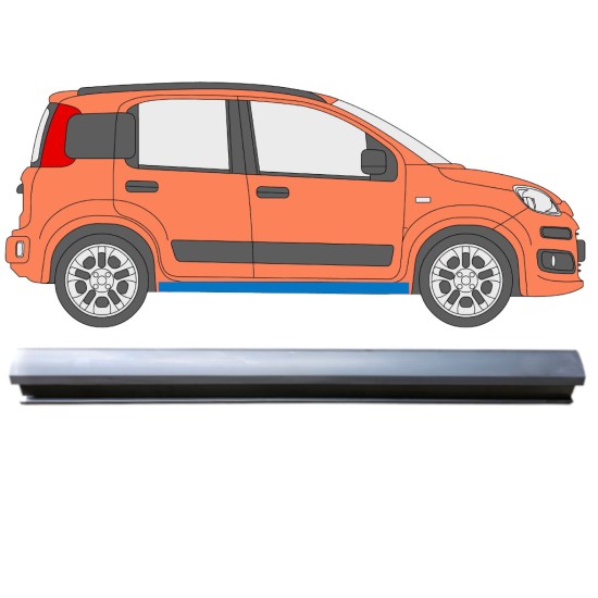 Sill repair panel for Fiat Panda 2012- / Left = Right (symmetrical) 14970