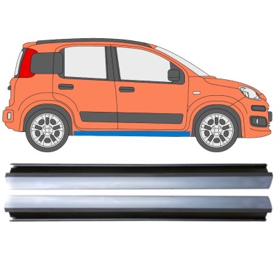 Sill repair panel for Fiat Panda 2012- / Left+Right / Set 14971