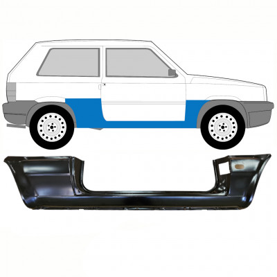 Sill repair panel for Fiat Panda 1980-2002 / Right 10754