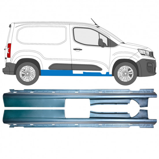 Full sill repair panel for Toyota Proace City 2019- / Left / Right / Left+Right 15955