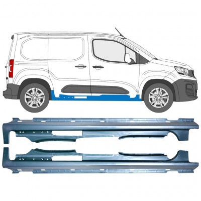 Full sill repair panel for Citroen Berlingo 2018-2023 / Left / Right / Left+Right / Set 13364