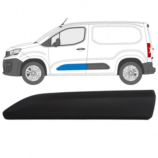Door side trim for Toyota Proace City 2019- / Left 15947