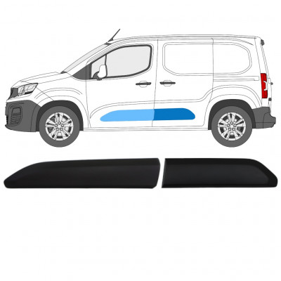 Side trim for Citroen Berlingo 2018-2023 / Left / Set 13386