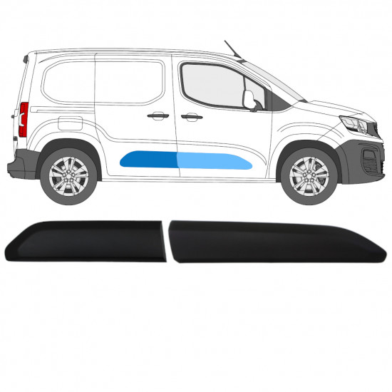 Side trim for Toyota Proace City 2019- / Right 15950