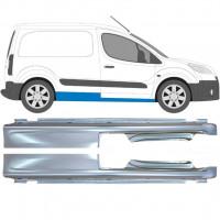 Sill repair panel for Peugeot Partner C Berlingo 2008- / Left+Right / Set 10113